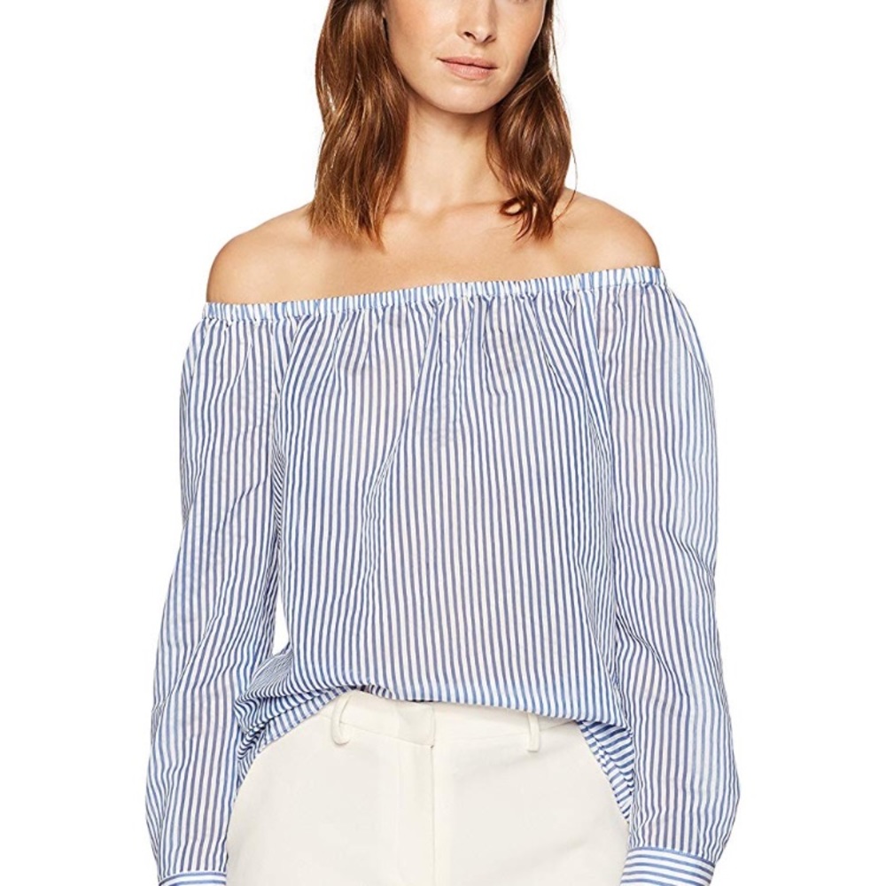 Bcbgeneration Off-Shoulder Slit-Back Top - image 2